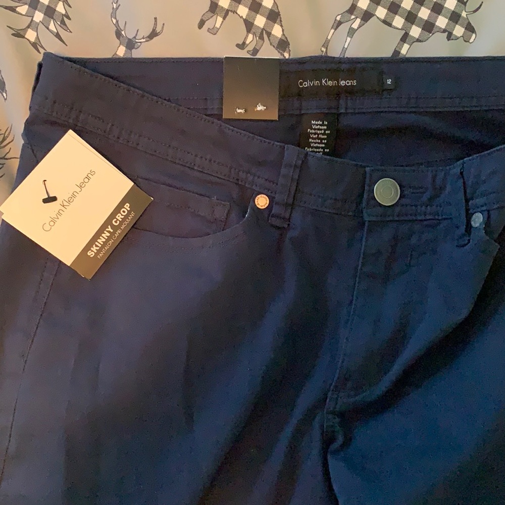 Calvin Klein - Skinny Crop - Cotton Pants